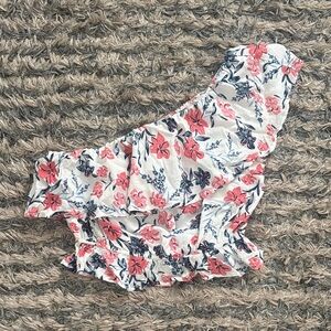 Jopna Adorable Floral One-Shoulder Crop Top, Size S